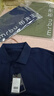 布先生t恤男短袖純棉polo衫翻領(lǐng)商務(wù)休閑打底衫純色保羅上衣AT10136 寶藍 2XL (185) 曬單實(shí)拍圖