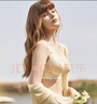 夏.娃.之.秀文胸女內衣蕾絲聚攏洞洞杯軟支撐側收副乳調整型顯大上托胸罩 膚色 80B /36B薄模杯 曬單實(shí)拍圖