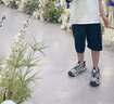 大嘴猴童鞋夏季男童包頭涼鞋中大童時(shí)尚沙灘鞋女童鞋子 銀色 36碼  曬單實(shí)拍圖