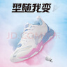 李寧羽毛球鞋變色龍6LITE情侶款羽毛球訓練鞋AYTS012 標準白 37.5 曬單實(shí)拍圖