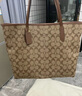 蔻馳（COACH）【品牌直供】女士經(jīng)典標(biāo)志CITY 33大號(hào)托特包單肩包七夕禮物 曬單實(shí)拍圖
