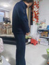 鹿儷秀品牌媽媽秋裝運動(dòng)休閑套裝新款高檔中老年女士春秋外套洋氣三件套 寶藍 【高品質(zhì)運動(dòng)服】 3XL 【建議129-142斤】 曬單實(shí)拍圖