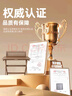 嘻氣實(shí)木折疊書桌學(xué)生家用小戶型電腦桌床邊學(xué)習(xí)桌免安裝簡(jiǎn)易辦公桌子 全實(shí)木單桌【胡桃色】免安裝60cm 曬單實(shí)拍圖