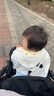 童泰（TONGTAI）寶寶防曬斗篷夏季兒童連帽衣服外出披風(fēng)TS42Q473-DS白色90cm 曬單實(shí)拍圖