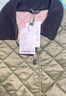 Barbour Deveron休閑女士秋冬菱形格保暖絎縫夾克 橄欖色 S (10) -xx66 曬單實(shí)拍圖