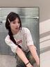 牧唯美式重磅純棉刺繡短袖t恤男女夏季冰感高品質(zhì)休閑百搭情侶五分袖 白花灰 XL [建議130-150斤] 曬單實拍圖