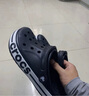 卡駱馳crocs洞洞鞋貝雅卡駱班輕便耐磨一腳蹬休閑鞋|205089 黑色/白色-066 44 (280mm) 曬單實(shí)拍圖