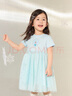 巴拉巴拉童裝女童裙子兒童連衣裙愛莎公主裙2025夏裝甜美艾莎網(wǎng)紗裙 藍(lán)色調(diào)00388 100 曬單實(shí)拍圖