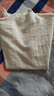 恩若凡高領(lǐng)短袖女高級(jí)感寬松時(shí)尚提花半針織衫T恤顯瘦薄款半袖毛衣T恤 象牙白 XL 均碼 曬單實(shí)拍圖