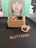 BUTTONS CLIP 耳夾式藍(lán)牙耳機(jī) 小金磚 開(kāi)放式骨傳導(dǎo)無(wú)線(xiàn)運(yùn)動(dòng)耳機(jī)耳掛 通話(huà)降噪耳麥 高端禮品 金棕色 曬單實(shí)拍圖