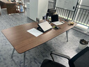 沃霖 辦公家具老板桌辦公桌主管桌總裁桌簡(jiǎn)約財務(wù)桌輕奢班臺經(jīng)理桌 胡桃木色【2米無(wú)側柜】包安裝 三代【升級雙面插座】 曬單實(shí)拍圖