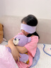 牧萌兒童眼罩護眼睡眠遮光男女童3d立體透氣可調節學(xué)生午睡眼罩 紫色 曬單實(shí)拍圖