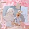 伽百利（Gabriel）毛絨玩具幸福情侶婚禮兔情侶新婚禮物玩偶生日禮物送女生小兔子 W3618愛(ài)麗絲和愛(ài)德華 35cm 曬單實(shí)拍圖
