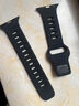 兜兜格液體硅膠適用蘋果Applewatchs10表帶Ultra2高級防水iwatch9/8/7代運動46MM男女42手表帶49潮流高級 黑色（進口液態(tài)硅膠） 38mm【iwatch1/2/3代】 曬單實拍圖