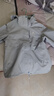 駱駝（CAMEL）戶外沖鋒衣三合一可拆防水登山服3513月光藍(lán),女S 曬單實(shí)拍圖