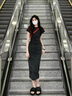 婷美蕾絲內(nèi)褲女士中高腰收腹提臀收小肚子10A抑菌加長棉襠三角短褲頭 膚+黑【微壓收腹-加長襠】 2條 L 【建議重90-115斤】 曬單實拍圖