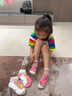 小馬寶莉（MY LITTLE PONY）襪子兒童冰絲襪純棉夏季薄款網眼女童中筒水晶襪夏天a類 BXS 彩虹馬絲襪裝 5雙 6-8歲 建議腳長17-19CM【鞋碼28- 曬單實拍圖