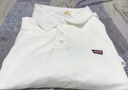Levi's李維斯冰酷系列25春夏新款男士針織休閑簡(jiǎn)約涼感短袖Polo衫 白色 004KC-0001 XL 曬單實(shí)拍圖