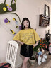 BJHG不計(jì)后果美式燙鉆短裙女夏季2025新款加防短褲涼感潮牌休閑半身裙 石墨黑 M （100-120斤） 曬單實(shí)拍圖