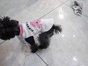 MIKI PAD寵物狗狗衣服夏季薄款透氣T恤小型犬幼犬貓咪衣服泰迪比熊雪納瑞 粉色小狗燙畫【棉質(zhì)護(hù)肚】 M胸圍42cm（建議6-8.5斤） 曬單實拍圖