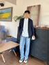 TOMMY HILFIGER25新款秋冬男裝雙面穿商務(wù)休閑通勤立領(lǐng)針織開衫外套05935 藏青色DW5 XL （推薦：165-180斤） 曬單實(shí)拍圖