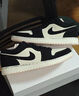 耐克Nike女鞋Air Jordan 1 AJ1黑白熊貓低幫復古板鞋籃球鞋 DC0774-003 40 曬單實(shí)拍圖