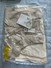 紫涵（ZIHAN）紫涵日系刺繡馬甲背心立領(lǐng)寬松襯衫連衣裙兩件套裝女秋季 米金 S 曬單實(shí)拍圖