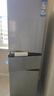 海爾（Haier）217升三門(mén)宿舍租房家用小冰箱小型抗菌凈味風(fēng)冷無(wú)霜一級能效節能BCD-217WGHC3E9S9家電國家補貼20% 曬單實(shí)拍圖