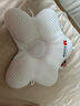 Hoag（霍格）嬰兒定型枕糾正頭型0-6-12月矯正新生兒寶寶枕頭護(hù)頸神器 白+藍(lán)色 【母嬰A類一等品】 曬單實(shí)拍圖