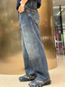 Levi's李維斯25年新款男士美式復古Clean Fit578闊腿直筒牛仔褲 藏青色 34 (32) 曬單實拍圖