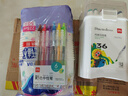 得力(deli)彩色按動(dòng)中性筆 6色中性筆 0.5mm子彈頭學(xué)生中性筆水筆簽字筆 6支/盒SA503 曬單實(shí)拍圖