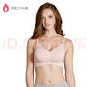 母愛(ài)三十七度承托哺乳文胸懷孕期孕婦內衣產(chǎn)后喂奶胸罩無(wú)鋼圈內衣 蜜桃粉 M 曬單實(shí)拍圖