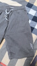 羅蒙（ROMON）短褲男士2025夏季五分褲子男休閑褲中褲男生百搭男褲 淺灰色 XL 曬單實(shí)拍圖