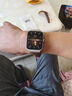 港爵適用oppowatch2/3/se表帶專(zhuān)用oppo watch3por智能手表帶真皮男女個(gè)性運動(dòng)EC 真皮棕色-銀扣  oppo watch3pro 曬單實(shí)拍圖