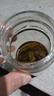 明霞玻璃杯雙層大容量水杯便攜車(chē)載男女商務(wù)茶水分離泡茶杯子550ml藍 曬單實(shí)拍圖