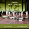 Ocean進(jìn)口玻璃杯家用待客杯子喝水綠茶杯果汁啤酒杯耐熱高檔套裝 295ml【方形】x6 曬單實(shí)拍圖