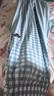 貓人睡褲女士純棉夏季2025新款寬松大碼格子紋可外穿女生家居服長褲子 曬單實(shí)拍圖