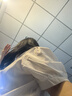 麓格立短袖白襯衫女職業(yè)正裝2025年夏季寬松休閑設計感垂感襯衣上衣 白色襯衫 XL 【建議120-130斤】 曬單實(shí)拍圖