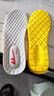 回力鞋墊男運動(dòng)減震軟彈防臭透氣吸汗軍訓5016 1雙裝黃色 39-40 曬單實(shí)拍圖
