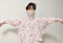 蕉內小涼皮301UVPro兒童防曬衣服男女童UPF50+寶寶斗篷夏季涼感薄外套 粉色向陽花 110 曬單實拍圖