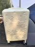 凱蒂貓（hellokitty）行李箱kitty貓可愛拉桿箱小型旅行箱KT貓登機箱卡通萬向輪密碼箱 白色凱蒂貓(款式1) 20寸 曬單實拍圖