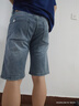 增致牛仔（zengzhi）2025夏季薄款牛仔短褲男時(shí)尚百搭休閑中褲寬松直筒五分褲子男褲 曬單實(shí)拍圖