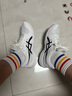 亞瑟士（ASICS）新款羽毛球鞋乒乓球鞋男女鞋室內(nèi)外專業(yè)運動鞋牛筋底透氣排球鞋 1071A120-100白黑 UPCOURT 6 42.5 曬單實拍圖