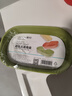 茶花（CHAHUA）瀝水肥皂盒家用北歐創(chuàng)意大號皂架浴室塑料簡約歐式雙層香皂盒 磨砂雙層瀝水綠色1只 曬單實(shí)拍圖