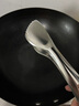 炊大皇 COOKER KING304不銹鋼食品夾子燒烤肉煎牛排面包廚房家商用食品級燒烤夾 中號【304多齒食品夾】 曬單實(shí)拍圖