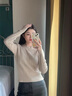妙奕嘉針織衫女打底衫毛衣女款2026新款冬女裝上衣修身內搭可外穿顯瘦 圓領(lǐng)收腰針織衫【燕麥色】 均碼 【建議80-120斤】 曬單實(shí)拍圖