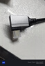 CYHDMI2.0 4k高清線micro mini hdmi迷你4k高清線傳輸數(shù)據(jù)鋁殼彈簧拉伸延長(zhǎng)線HDMI2.1公彎頭彈簧線8K 右彎MICRO-HDMI2.0公對(duì)HDMI公4K 8k長(zhǎng)度1m，4k 曬單實(shí)拍圖