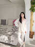 小兔子真絲睡衣女春夏季高級網(wǎng)紅風(fēng)短袖短褲家居服送閨蜜禮盒套裝 米杏萌兔【長袖+長褲】 XL 【建議120-145斤】 曬單實拍圖