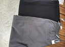 HXHK冰絲褲子男寬松透氣直筒休閑褲春夏季薄款速干長(cháng)褲兩件裝男士運動(dòng) 黑色+深灰色 3XL （建議145-155斤） 曬單實(shí)拍圖