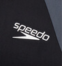 速比濤（Speedo）逐浪系列戶外泳裝水陸兩用多功能男款防曬拉鏈開衫外套 黑色/藍(lán)色 S (高165-170cm,重61-65kg) 曬單實(shí)拍圖